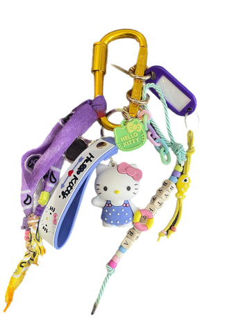 Pimp your Bag Keychain charms per borsa e portachiavi hallo kitty beach