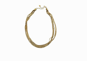 Collana Michelle multifili Mini snake due varianti colore