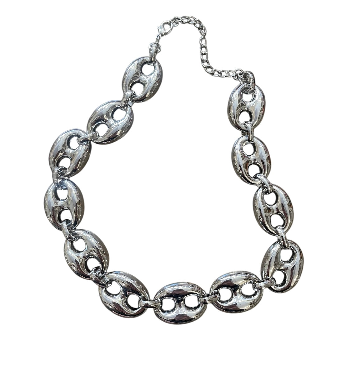Collana big chain over  due varianti colore