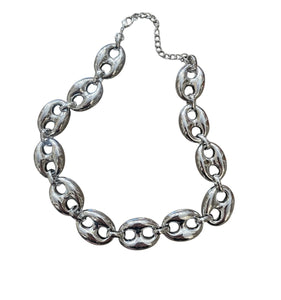 Collana big chain over  due varianti colore