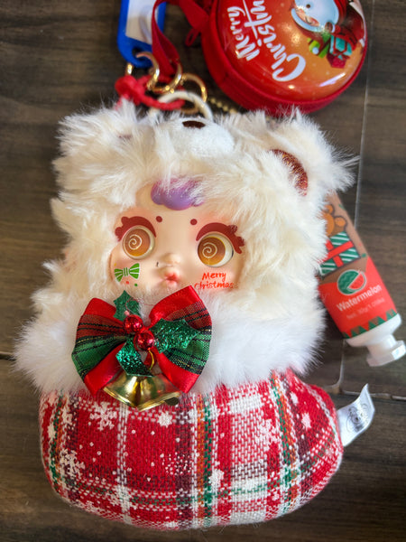 Pimp your bag MM Milk Candy  serie Christmas orsacchiotto calza di Natale