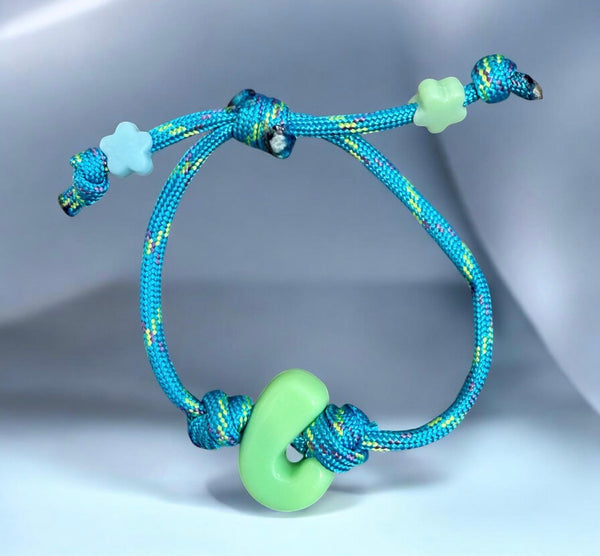 Bracciaie Marine florida lettera colorata Puff vari colori lettere G I J