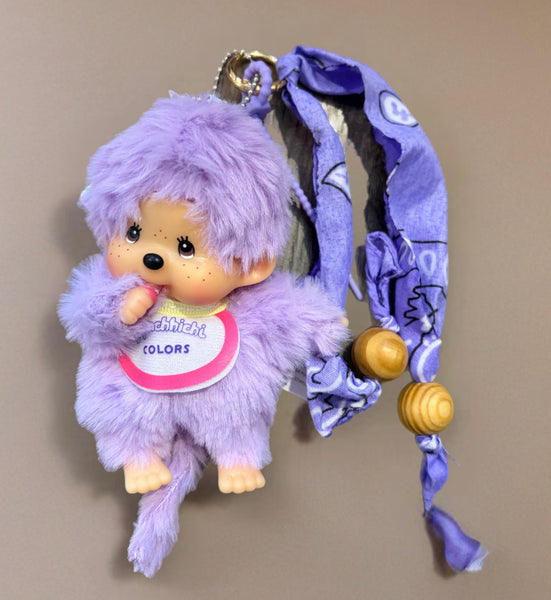 Pimp your Bag Monchichi colors lilla