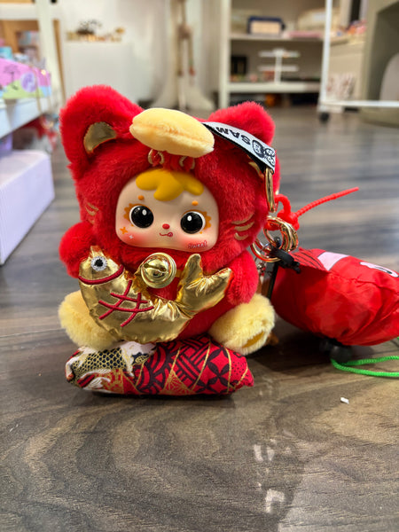 Pimp your bag Samuel serie "Eight Directions of Wealth Cat" abbondanza anno dopo anno