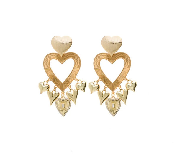 Coppia orecchini principessa Glam Gipsy Hearths