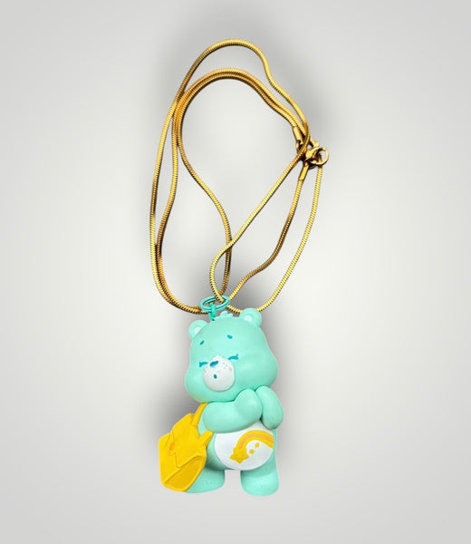 Collana orsetto del Cuore catenina 60 cm vari colori