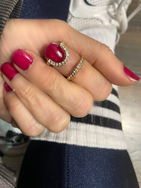 Anello Melory per unghia crystal due varianti colore