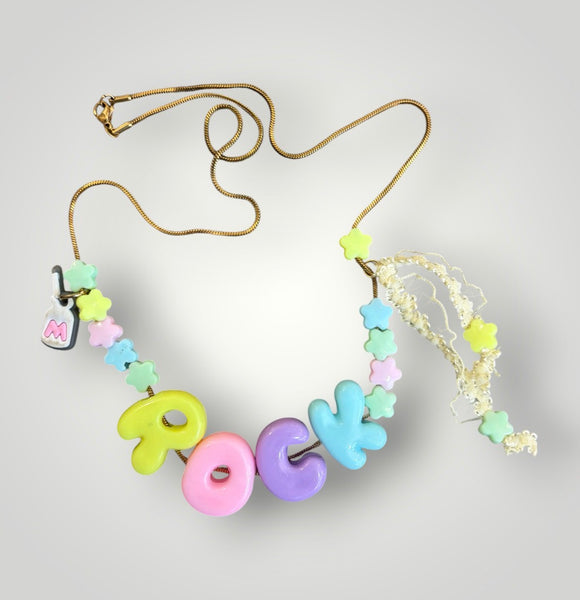 Collana Colors  con scritta varie scritte