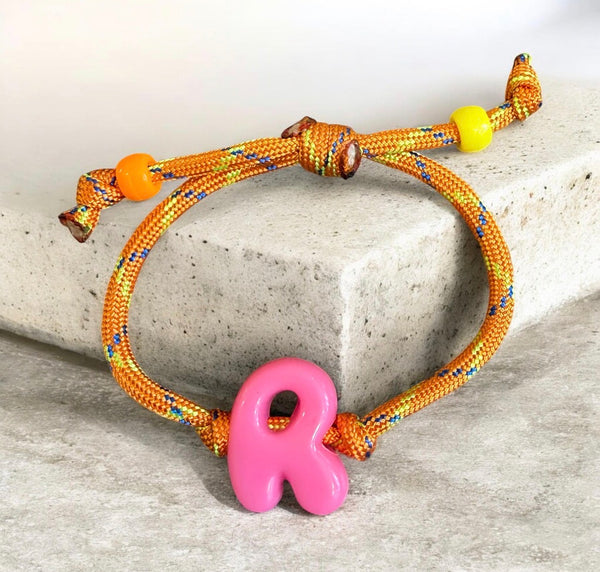 Bracciaie Marine florida lettera colorata Puff vari colori lettere N O P R