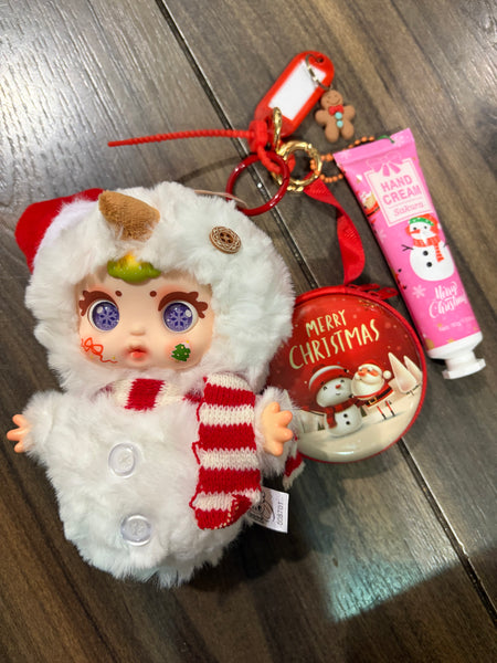 Pimp your bag MM Milk Candy  serie Christmas pupazzo di neve