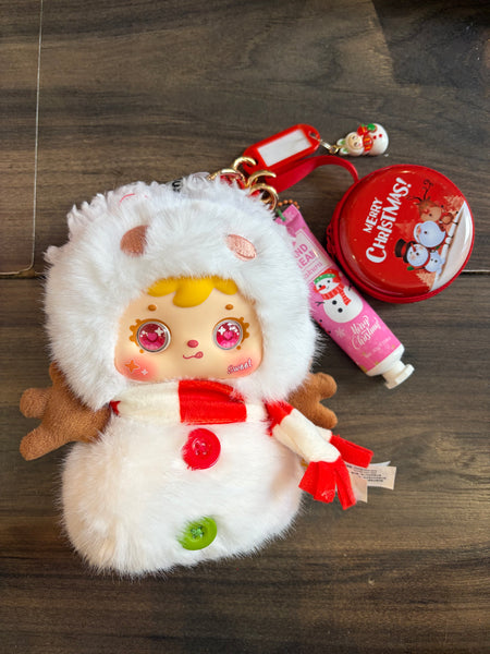 Pimp your bag Samuel serie Christmas Eve pupazzo di neve Snow Person