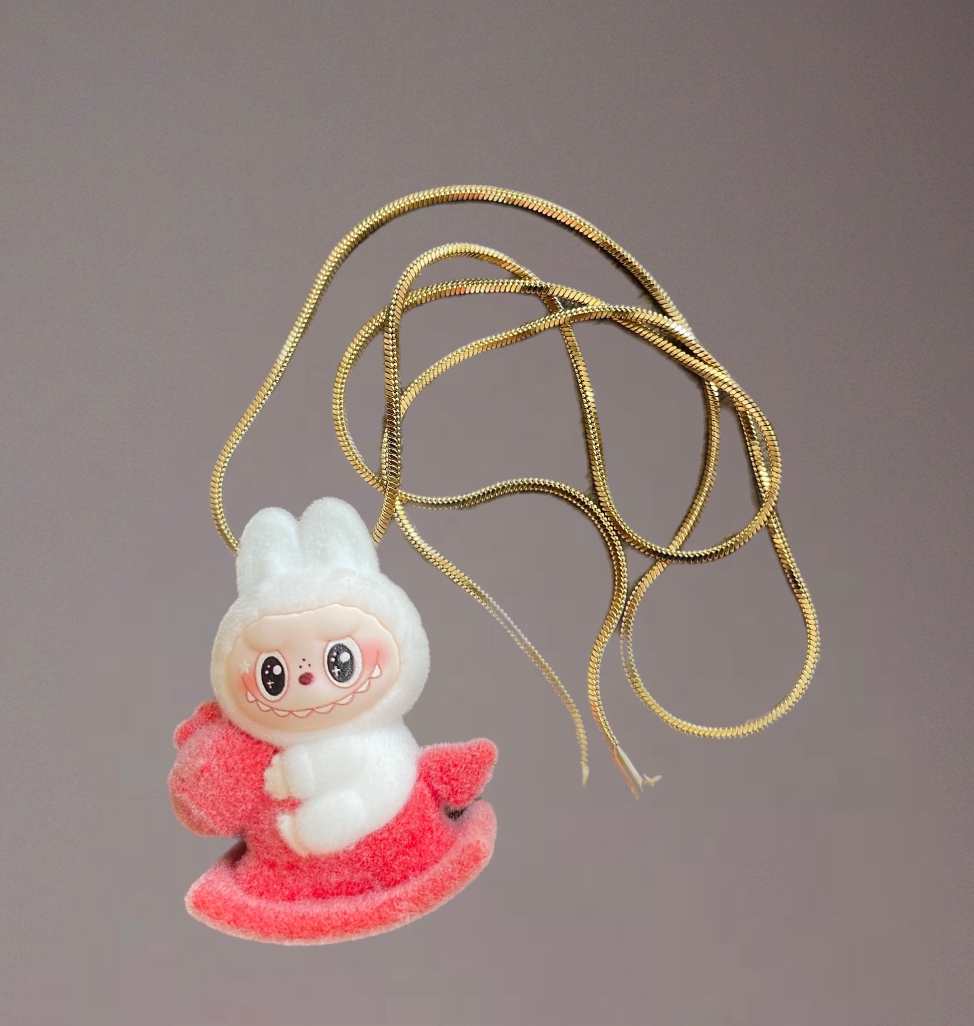 Collana Labubu cavalluccio a dondolo vari colori