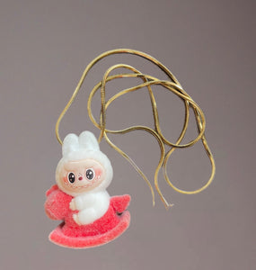 Collana Labubu cavalluccio a dondolo vari colori