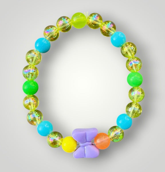 Bracciale colors con fiocco lilla
