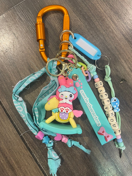 Pimp your Bag Keychain charms per borsa e portachiavi My Melody cavalluccio a dondolo