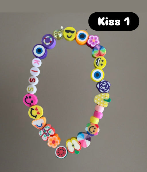 Cavigliera multi charms smile fruit parolina vari colori