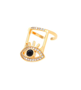 Anello Melory per unghia crystal occhio greco