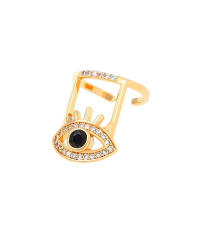 Anello Melory per unghia crystal occhio greco