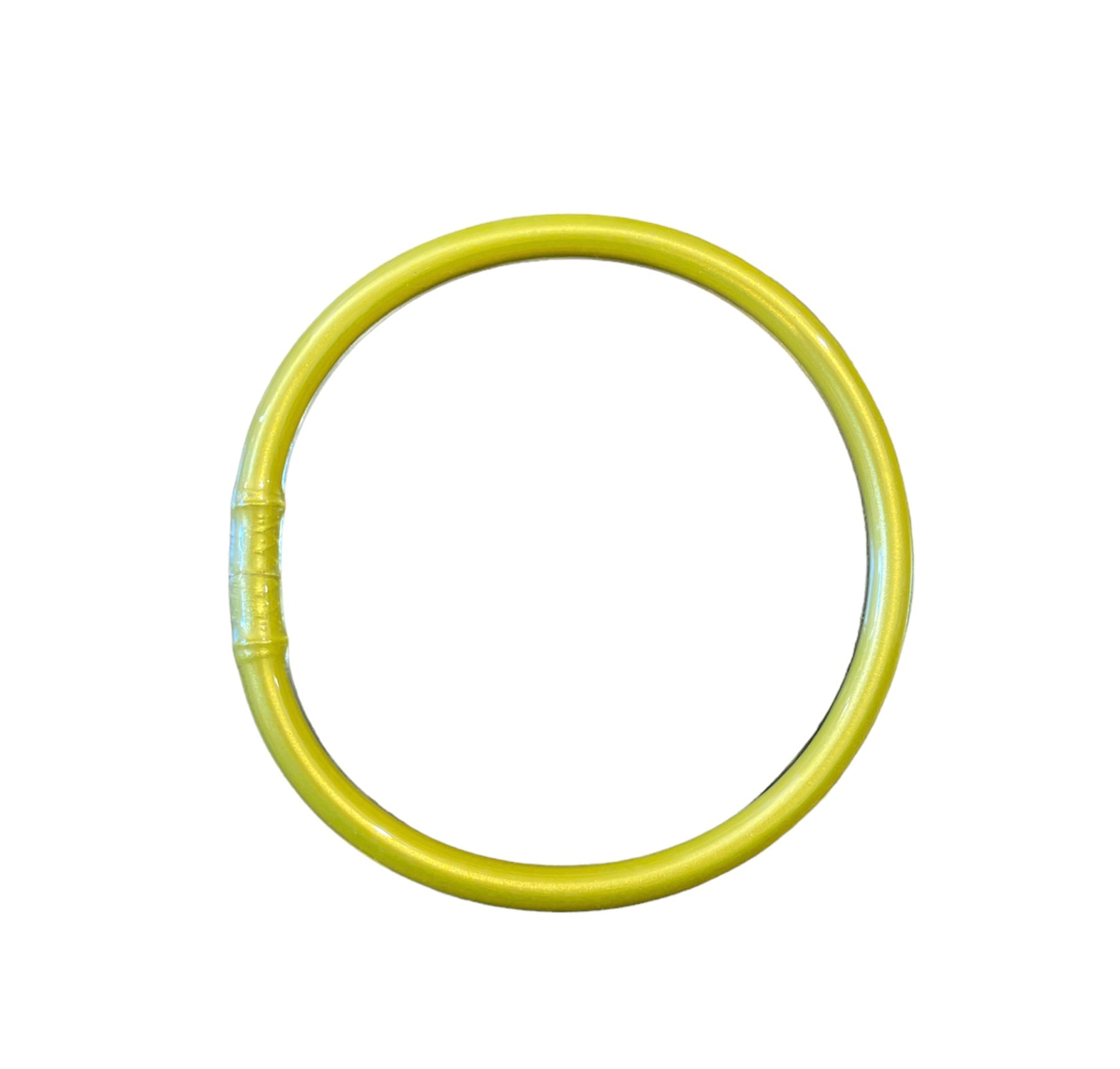 Jelly bangle giallo brillante