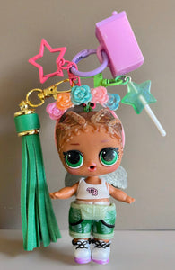 Pimp your Bag Lol capelli castani glitter