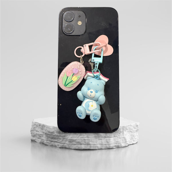 Pimp your phone  orsetto del cuore celeste con libro in testa