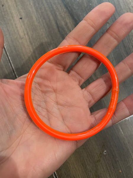 Jelly bangle arancione brillante