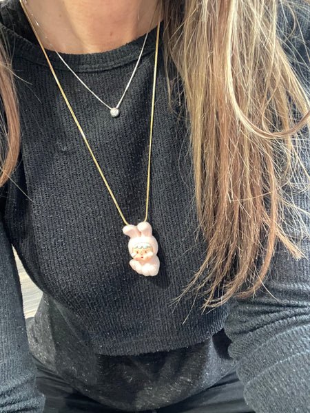Collana powerpuff girls   vari colori due lunghezze catenina