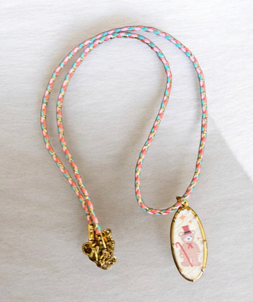 Collana Summer  Ibiza teddy bear magic    cordino vari colori