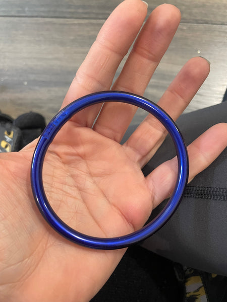 Jelly bangle blu Royal brillante