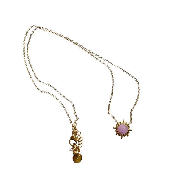 Collana delle isole sole con pietra vari colori