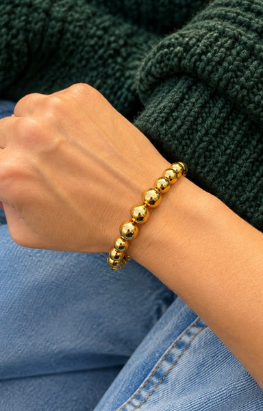 Bracciale Sabrina sfere due varianti colore