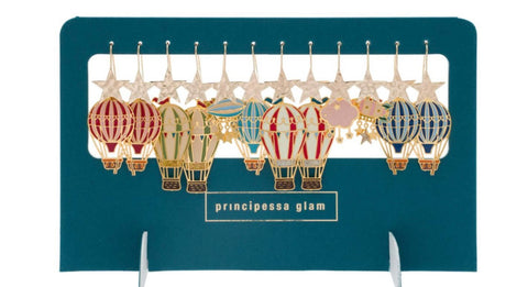 Coppia orecchini Baloon star principessa glam