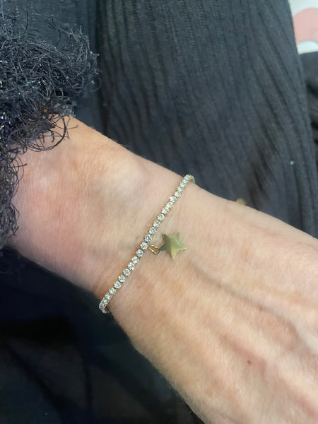 Bracciale tennis stellina