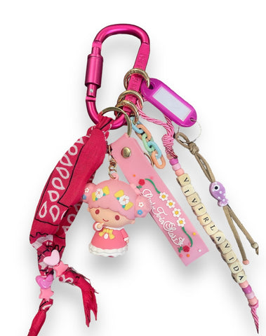 Pimp your Bag Keychain charms per borsa e portachiavi Lala damina