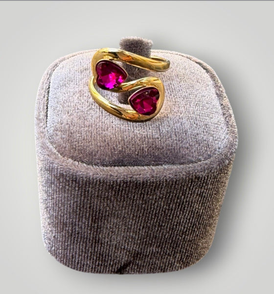 Anello delle isole doppio cuore Ibiza
