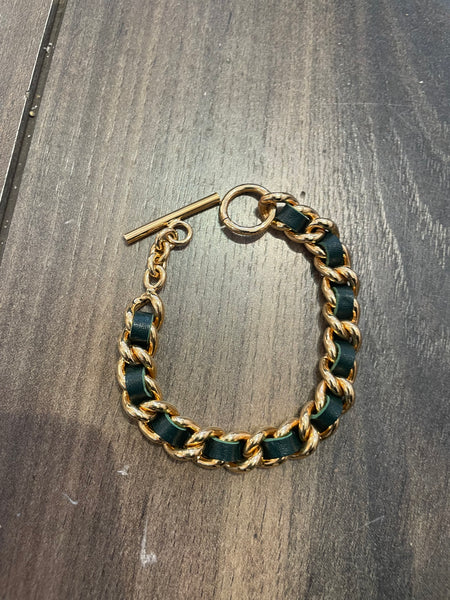 Bracciale groumette pelle So Glamour vari colori