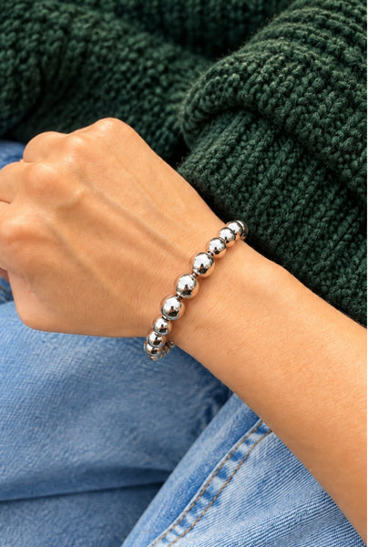 Bracciale Sabrina sfere due varianti colore