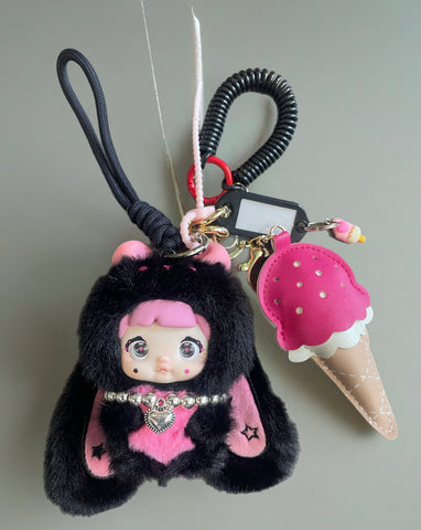 Pimp your Bag Baby Nommi Sweetheart Bunny series Berry Jumpcandy