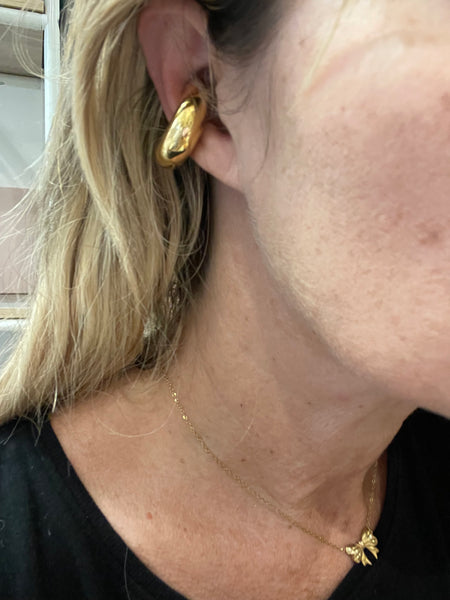 Mono Earcuff donuts Cecilia liscio due varianti colore