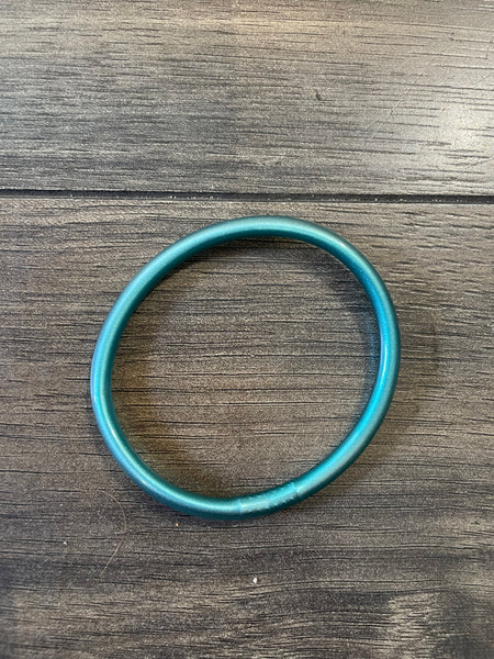 Jelly bangle turchese chiaro brillante