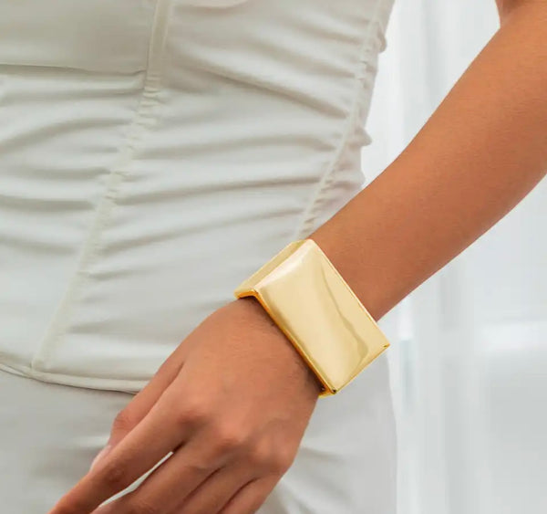 Bracciale manetta Atena quadrato due varianti colore