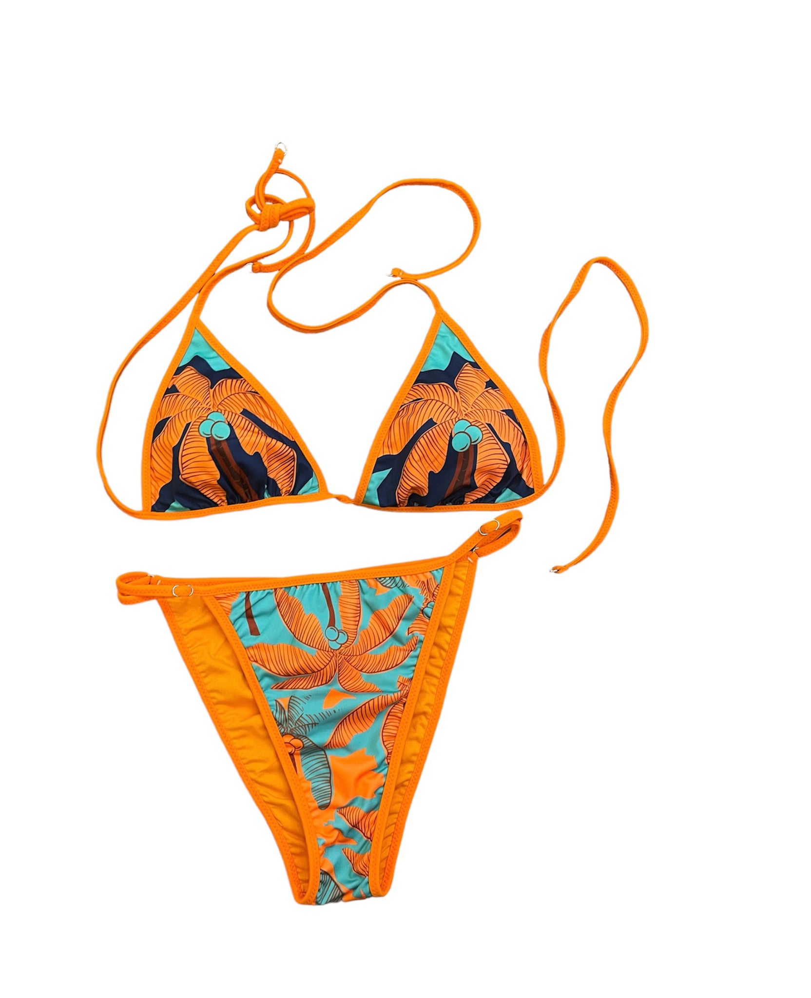 Bikini mefui triangolo e slip brasiliano regolabile Exotic
