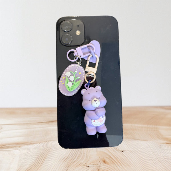 Pimp your phone  orsetto del cuore lilla