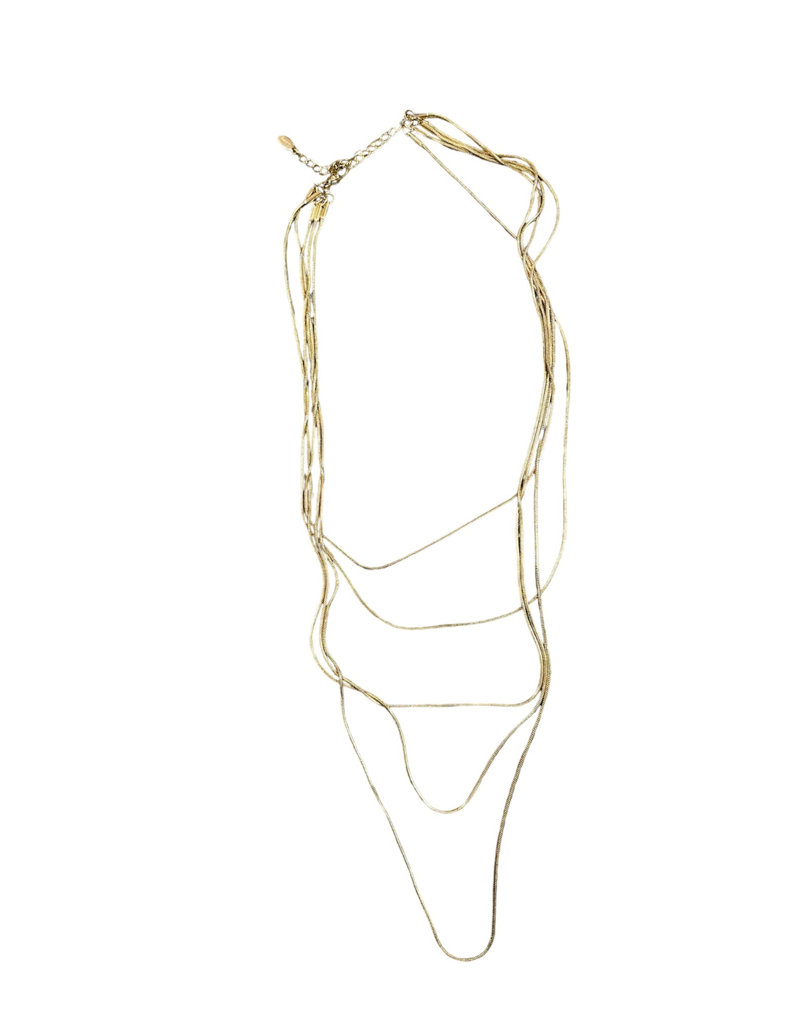 Collana Violante multifili Mini snake tubolare due varianti colore