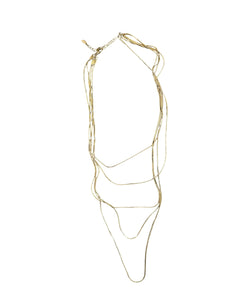 Collana Violante multifili Mini snake tubolare due varianti colore
