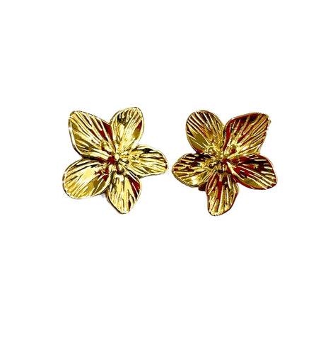 Coppia orecchini fiore di loto small due varianti colore