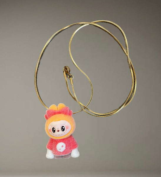 Collana Labubu con abitìno vari colori