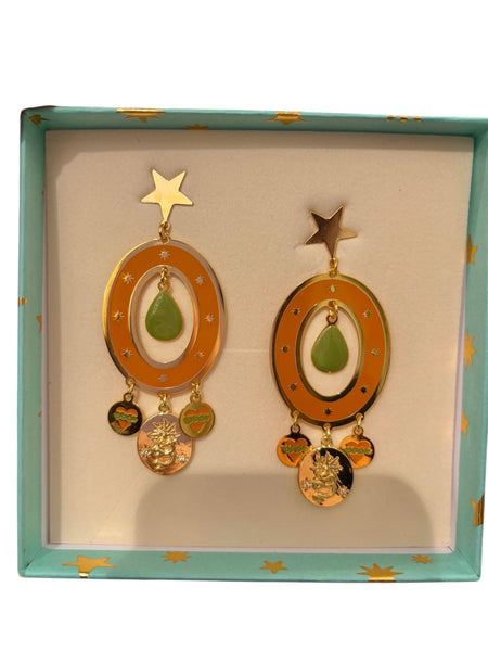 Coppia orecchini principessa Glam Gipsy Desert Sun