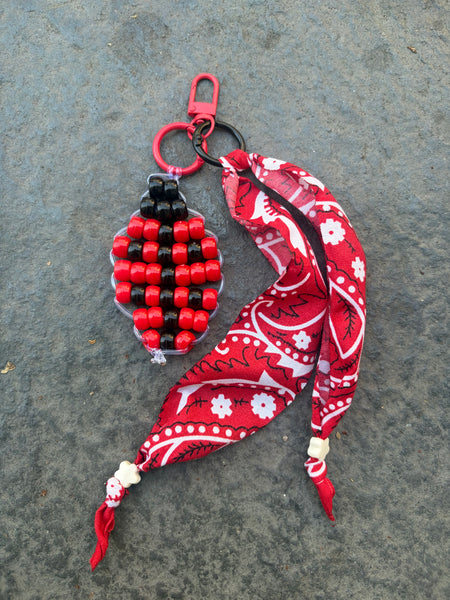 Pimp your bag Colors keychain coccinella portafortuna  pony Beads Vari utilizzi e vari colori