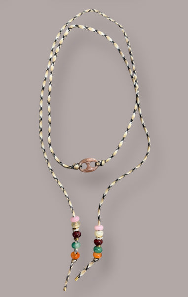 Collana Marine Florida centrale chain rosa antico marmorizzato   in vari colori